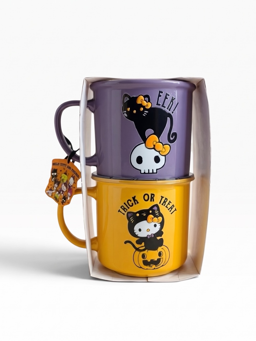 Hello Kitty Halloween Black Cat Mug Set 2 Pack – 20 oz